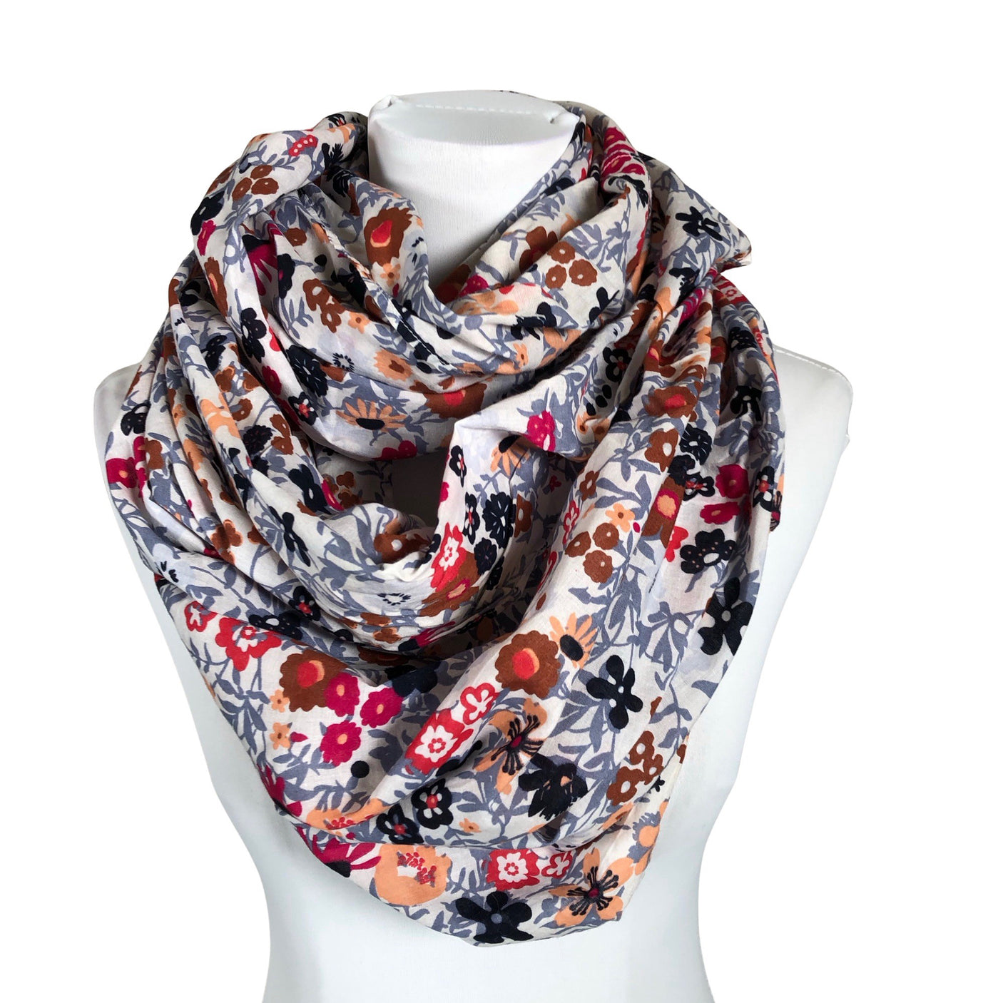 Unisex s.Oliver - Circle scarf, size Maxi - White (1)