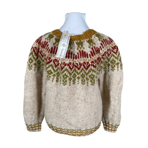 Unisex Handmade - Sweater, size 46 - Beige (2)