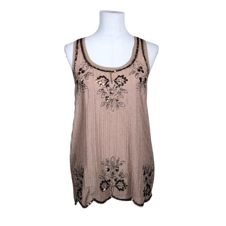 Unisex Miss koo - Party top, size 38 - Beige ()