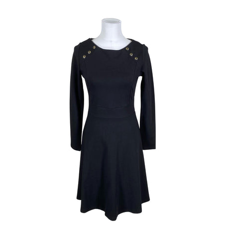 Unisex Taifun - Tricot dress, size 36 - Black ()