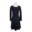 Unisex Taifun - Tricot dress, size 36 - Black ()