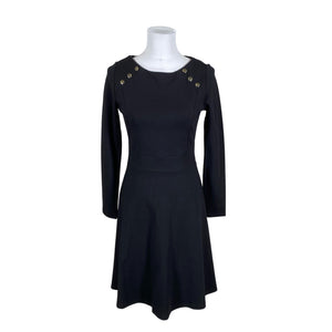 Unisex Taifun - Tricot dress, size 36 - Black (1)