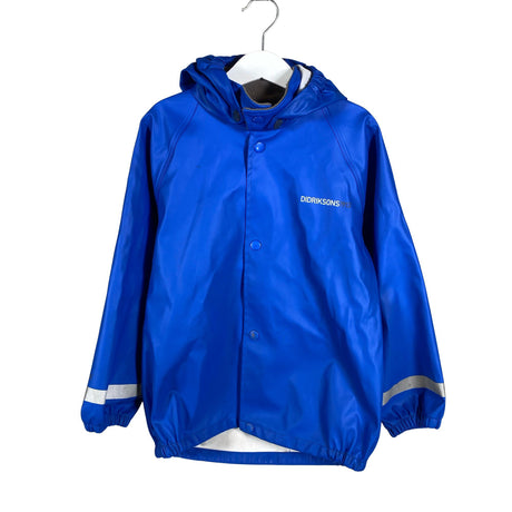Unisex Didriksons - Rain jacket, size 116 - 122 - Blue ()