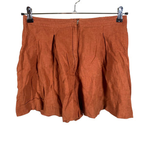 Unisex Linen Handmade Studio - Shorts, size 36 - Brown (1)