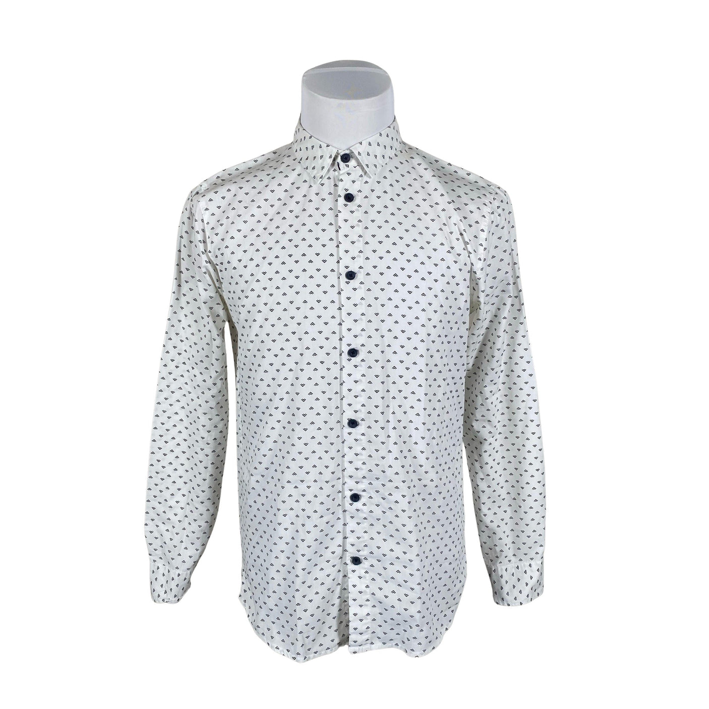 Unisex Anerkjendt - Collared shirt, size L - White (1)