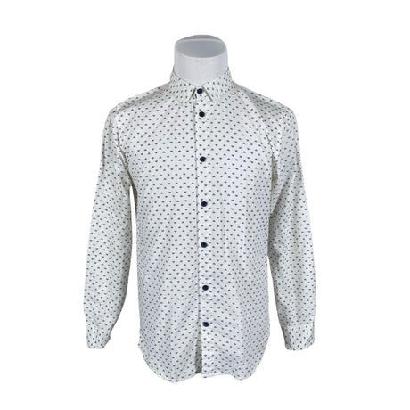Unisex Anerkjendt - Collared shirt, size L - White ()