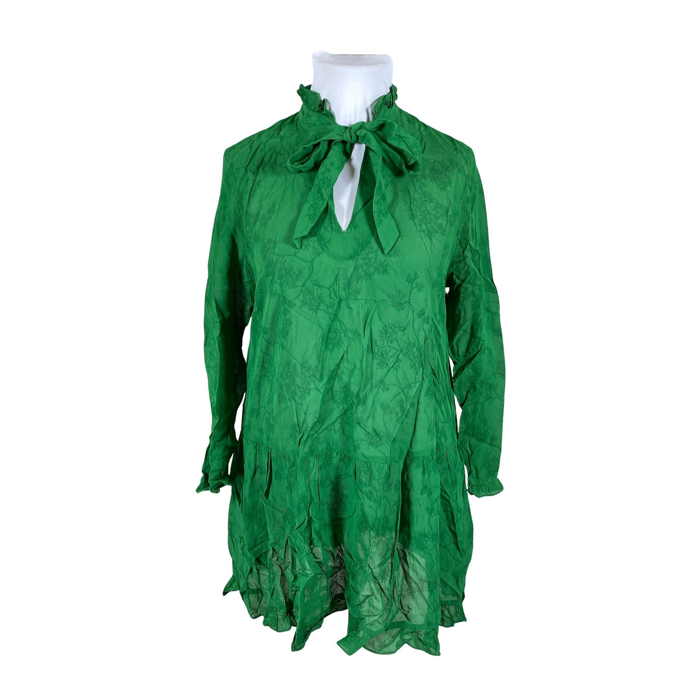 Unisex &Other Stories - Schiffon dress, size 42 - Green (1)