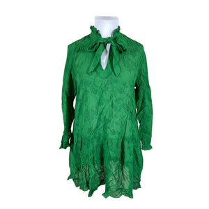 Unisex &Other Stories - Schiffon dress, size 42 - Green (1)