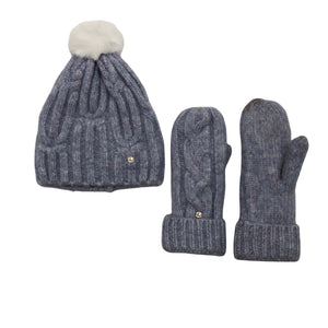 Unisex Luhta - Winter beanie, size 58 - 60 cm - Light blue (1)