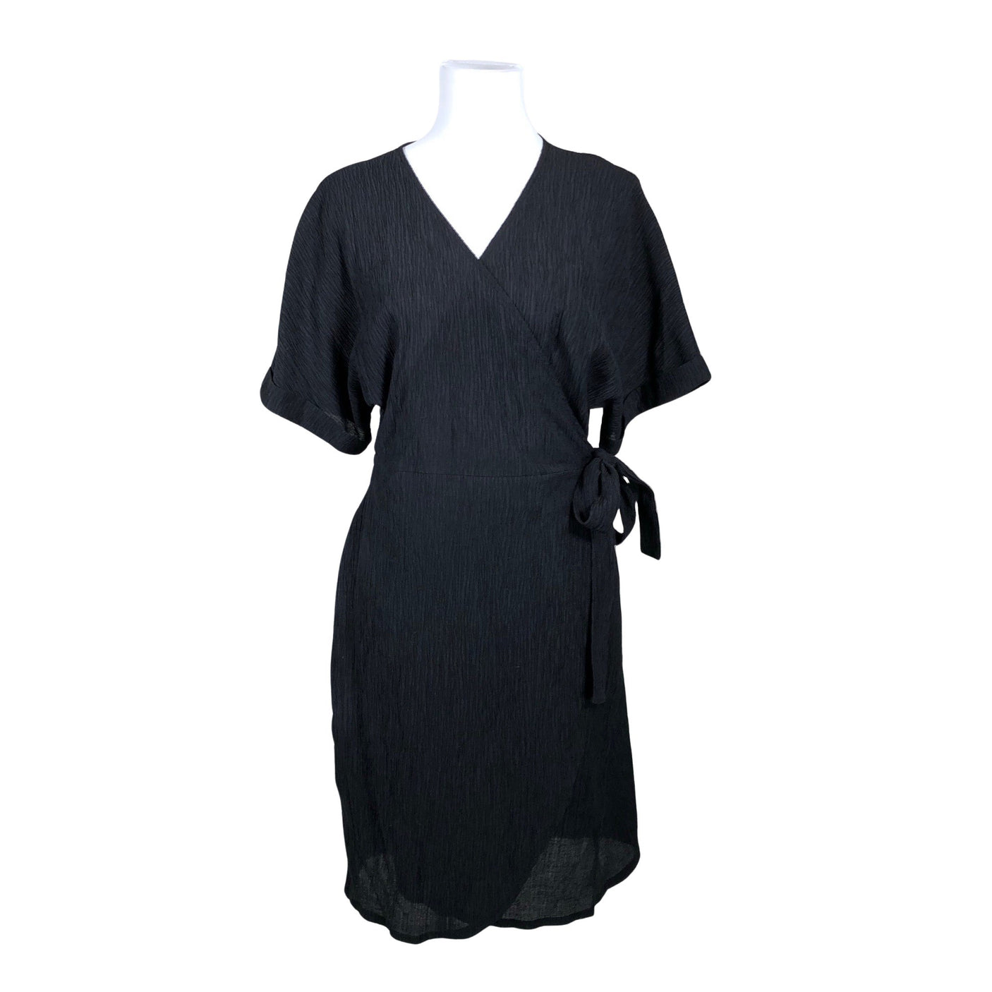 Unisex Lindex - Schiffon dress, size 38 - Black (1)