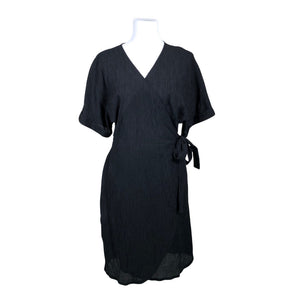 Unisex Lindex - Schiffon dress, size 38 - Black (1)