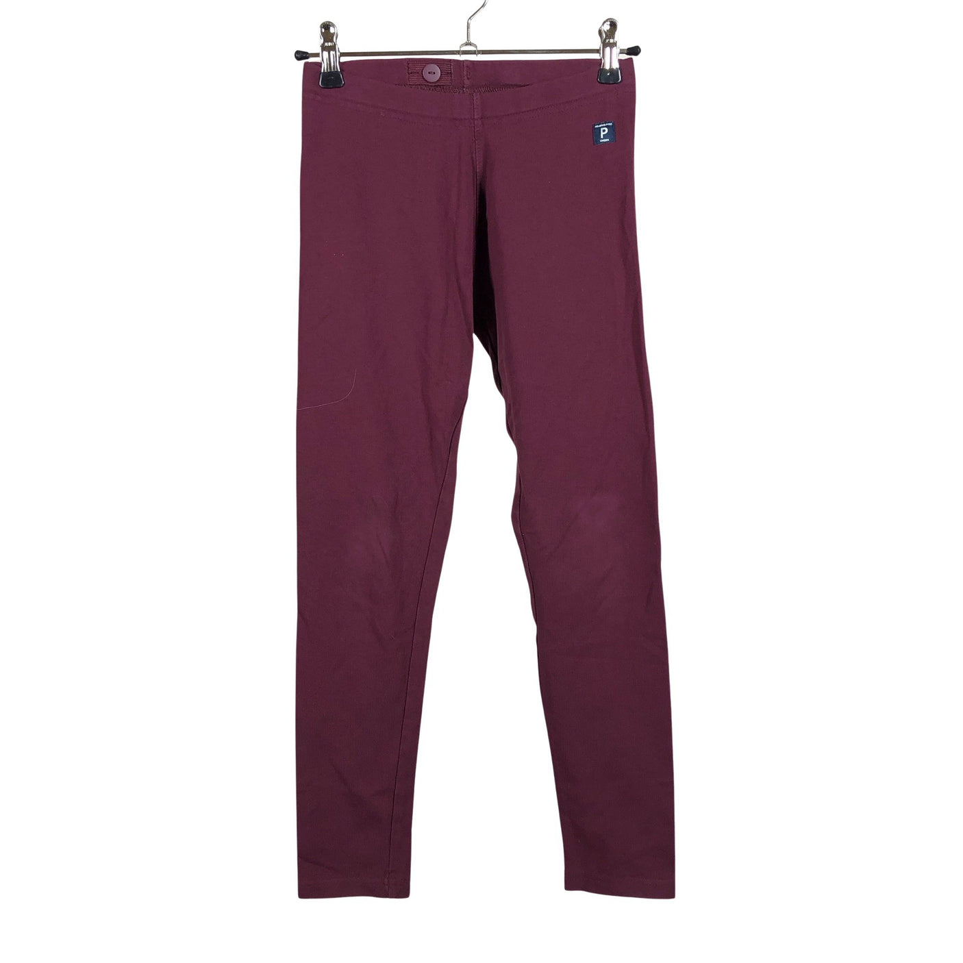 Unisex Polarn O. Pyret - Leggings, size 134 - 140 - Wine red (1)