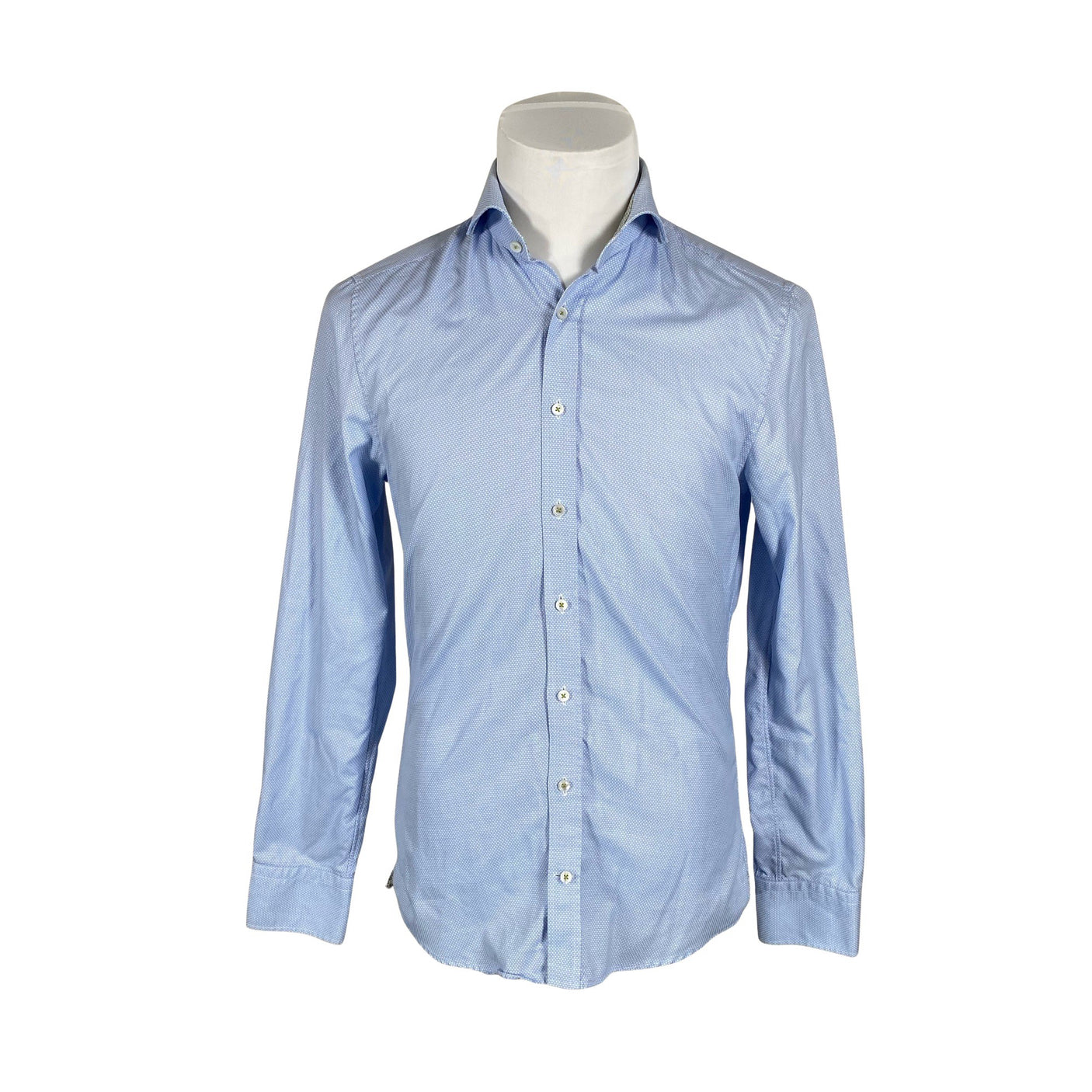 Unisex Stenströms - Collared shirt, size M - Light blue (1)