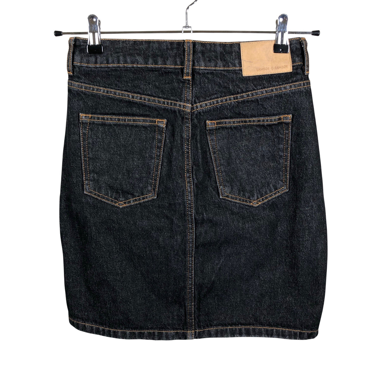 Unisex Samsoe&Samsoe - Denim skirt, size 36 - Gray (2)