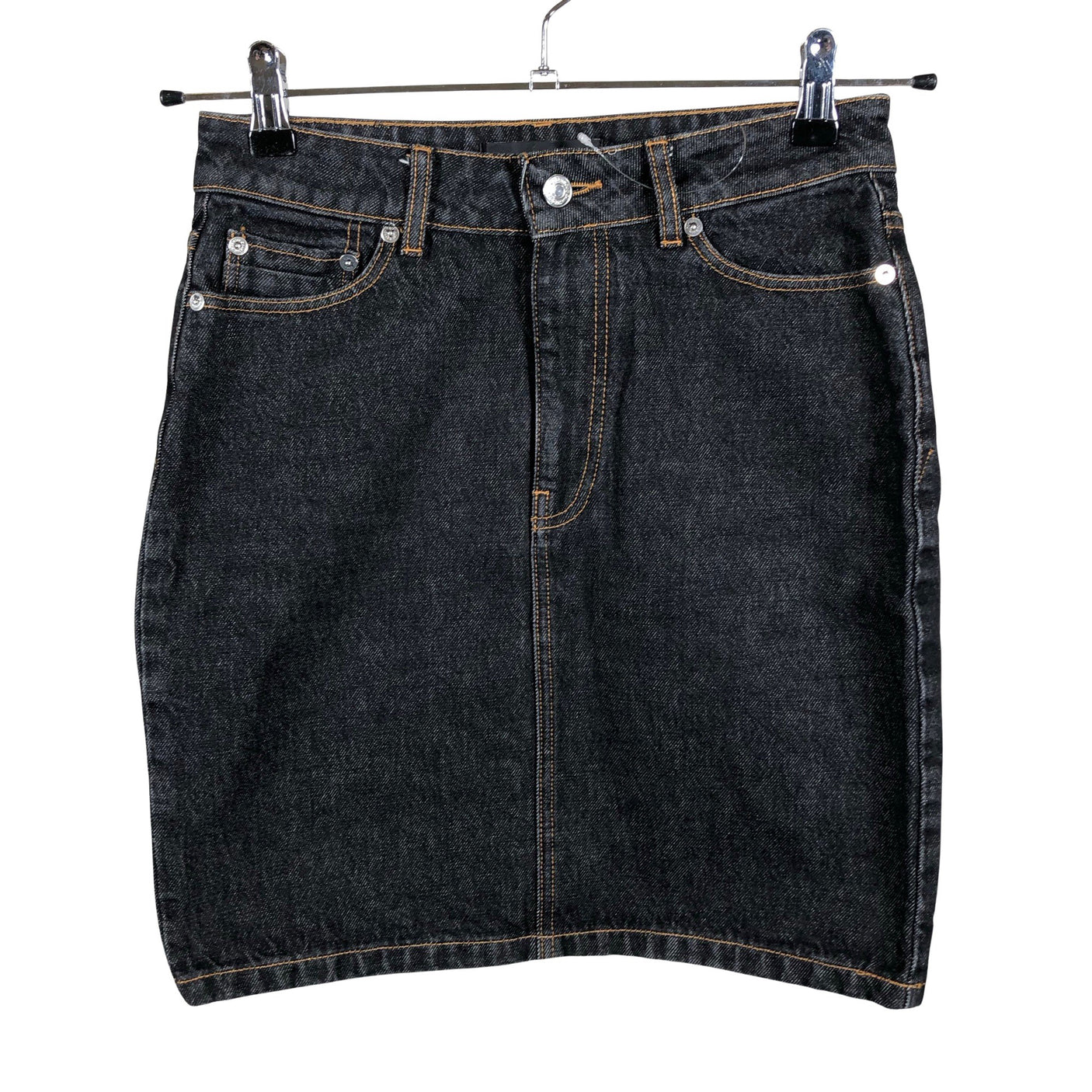 Unisex Samsoe&Samsoe - Denim skirt, size 36 - Gray (1)