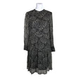 Unisex no man's land - Schiffon dress, size 36 - Black ()