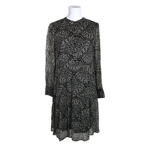 Unisex no man's land - Schiffon dress, size 36 - Black (1)