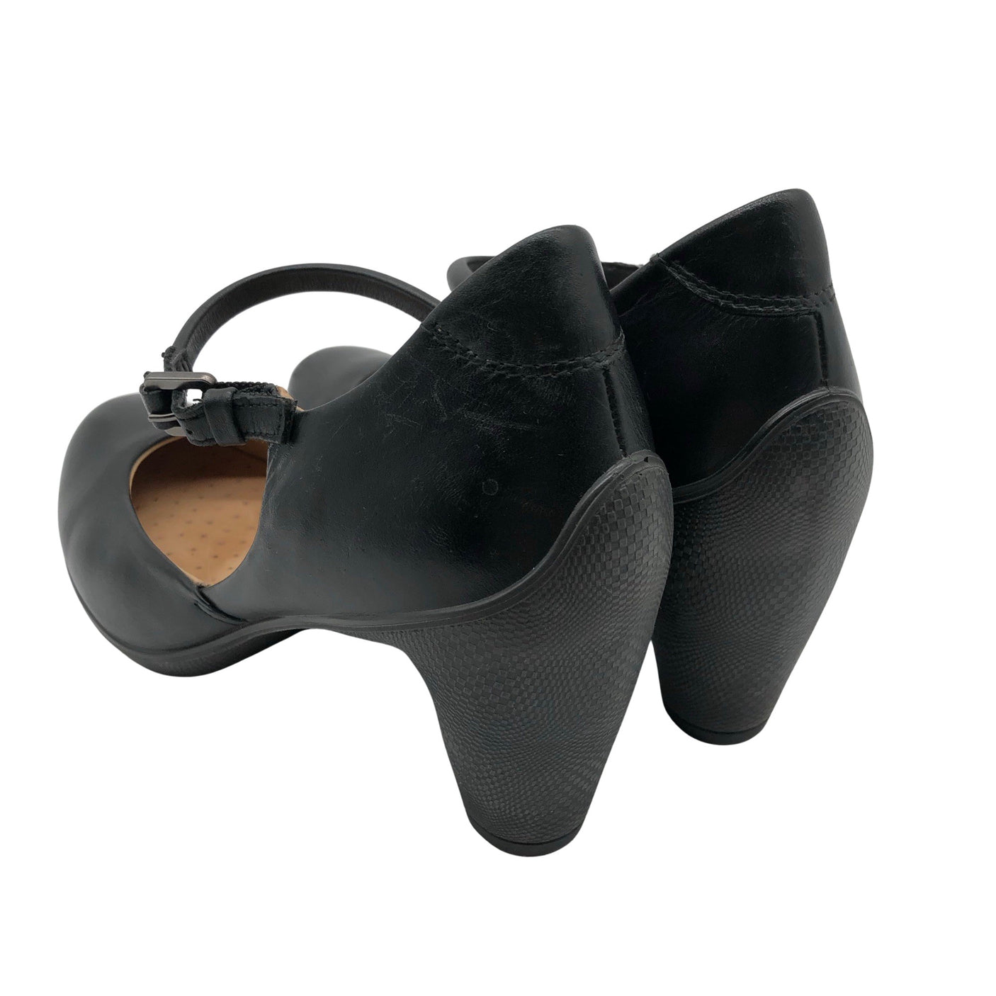 Unisex Ecco - High heels, size 39 - Black (2)