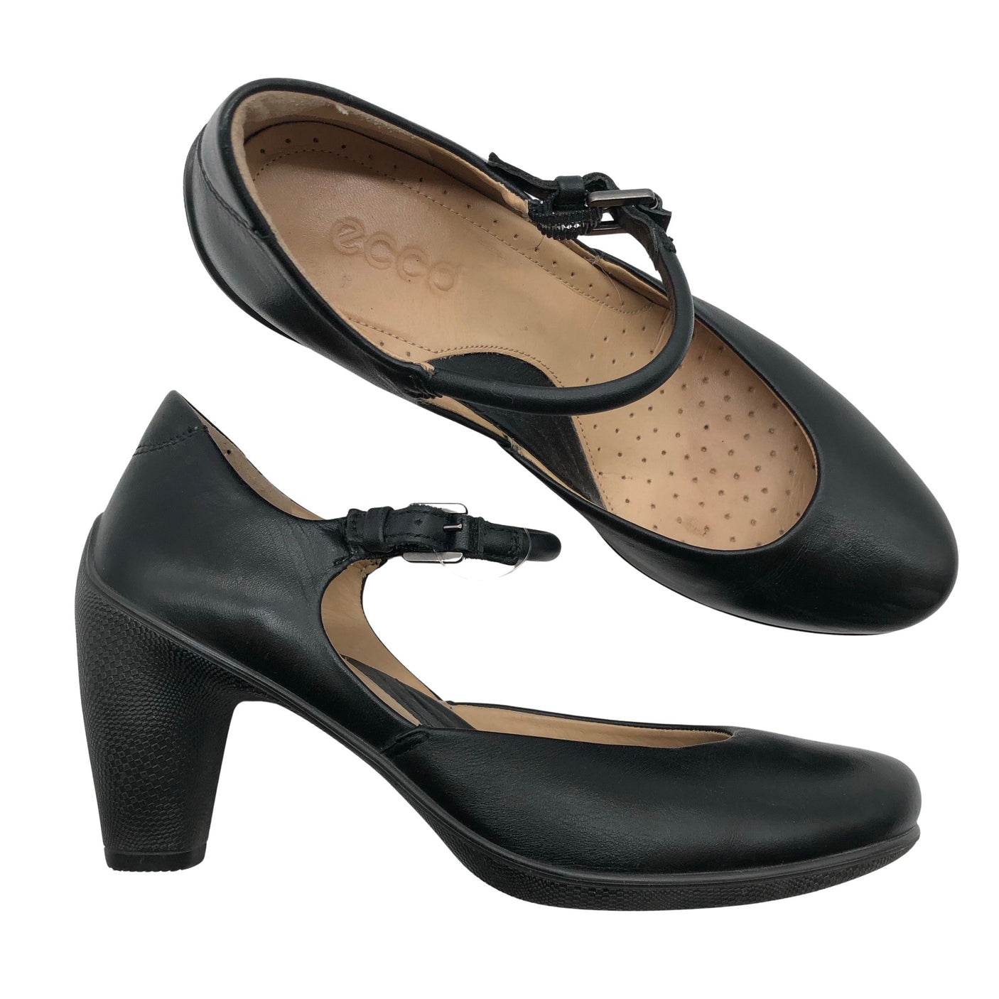 Unisex Ecco - High heels, size 39 - Black (1)