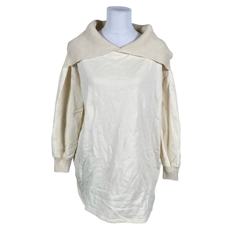 Unisex Twinset - Sweatshirt tunic, size 40 - Natural white ()