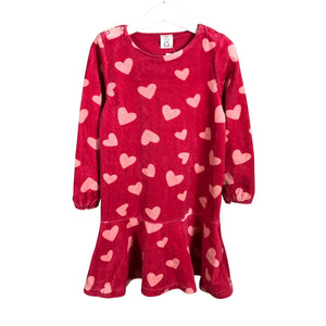 Unisex Polarn O. Pyret - Sweatshirt dress, size 110 - 116 - Pink (1)