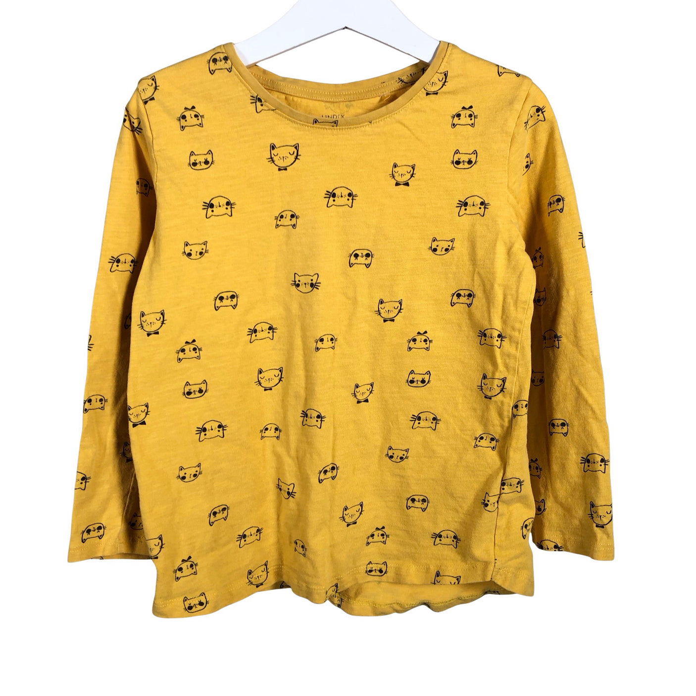 Unisex Lindex - Tricot shirt, size 116 - 122 - Yellow (1)