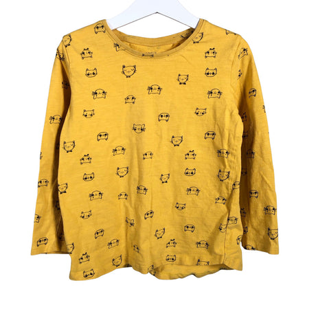Unisex Lindex - Tricot shirt, size 116 - 122 - Yellow ()