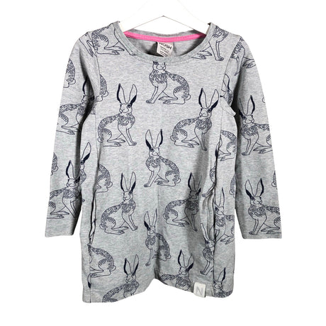 Unisex NOSH - Sweatshirt tunic, size 110 - 116 - Gray ()