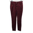 Unisex Massimo Dutti - Velvet pants, size 38 - Wine red ()