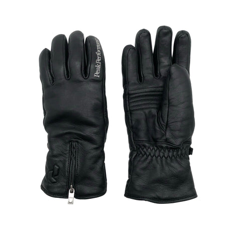 Unisex Peak Performance - Leather gloves, size No size - Blue ()