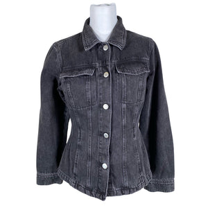 Unisex Lindex - Denim jacket, size 36 - Black (1)