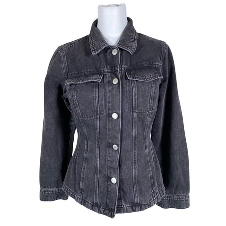 Unisex Lindex - Denim jacket, size 36 - Black ()