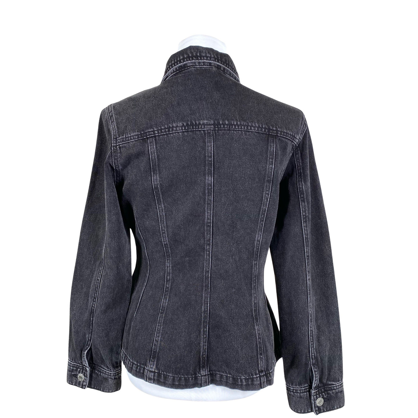 Unisex Lindex - Denim jacket, size 36 - Black (2)