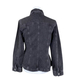Unisex Lindex - Denim jacket, size 36 - Black (2)