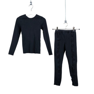 Unisex Gugguu - Tricot pants, size 110 - 116 - Black (1)