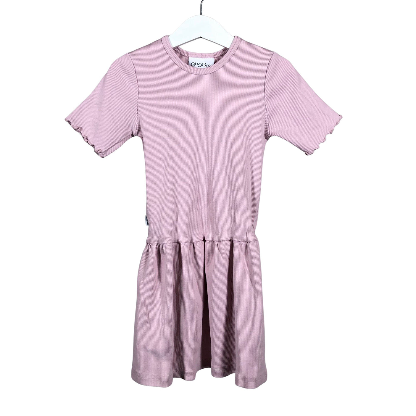 Unisex Gugguu - Tricot dress, size 116 - 122 - Light pink (1)
