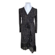 Unisex Free Quent - Schiffon dress, size 42 - Black ()