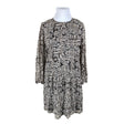 Unisex Part two - Schiffon dress, size 44 - Beige ()