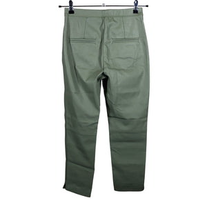 Unisex Knit-ted - Leather pants, size 34 - Green (2)