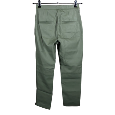 Unisex Knit-ted - Leather pants, size 34 - Green (2)