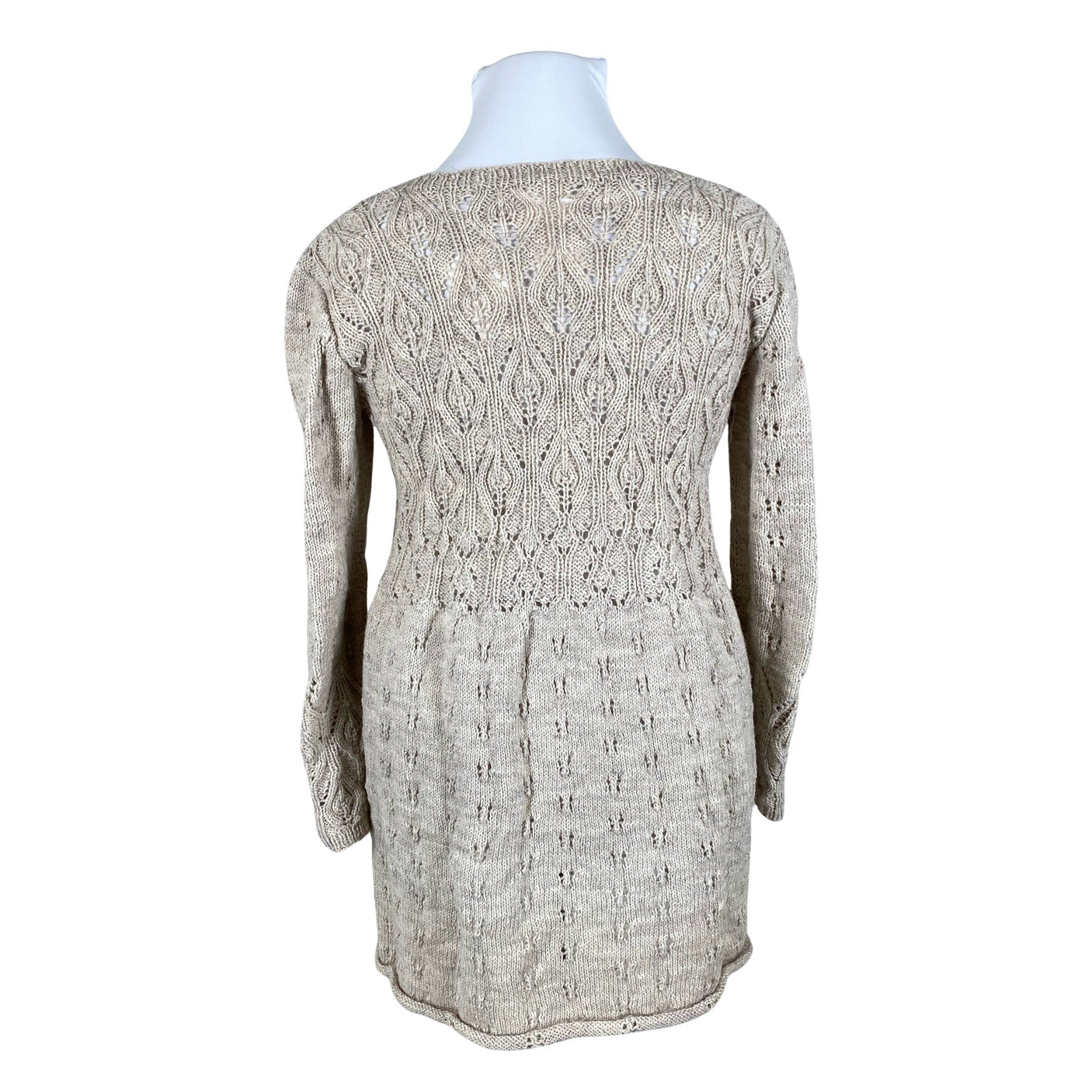 Unisex Handmade - Knit dress, size 42 - Beige (2)