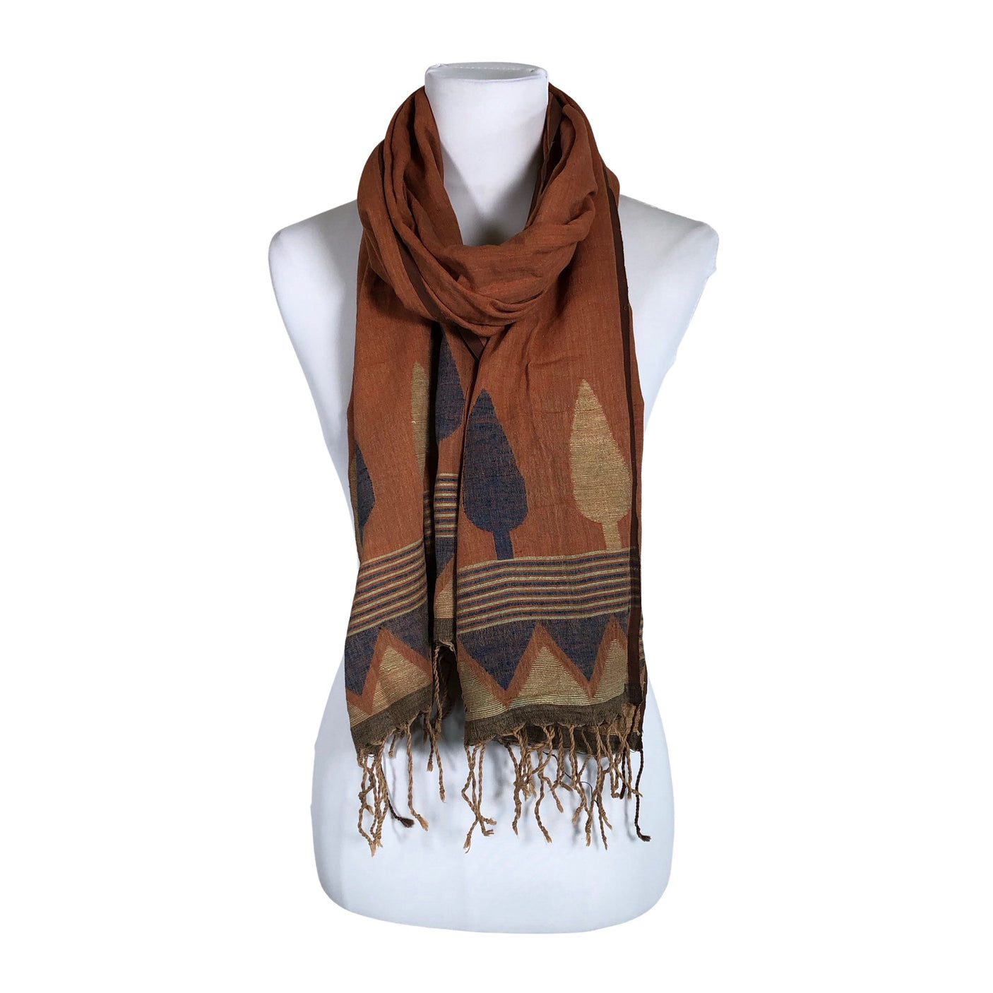 Unisex Fabindia - Scarf, size Maxi - Brown (1)