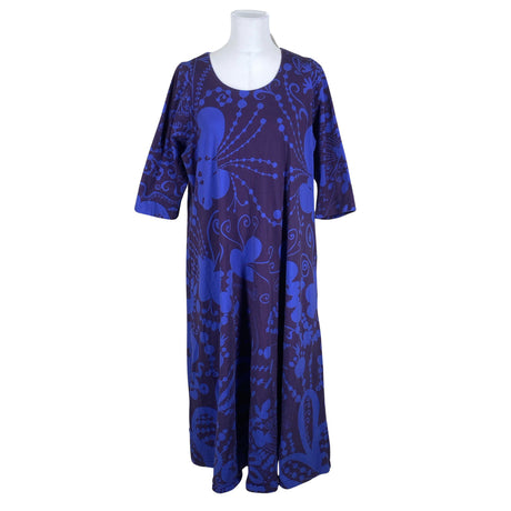 Unisex Virkkukoukkunen - Tricot dress, size 40 - Blue ()