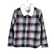 Unisex Polarn O. Pyret - Flannel shirt, size 122 - 128 - Gray ()