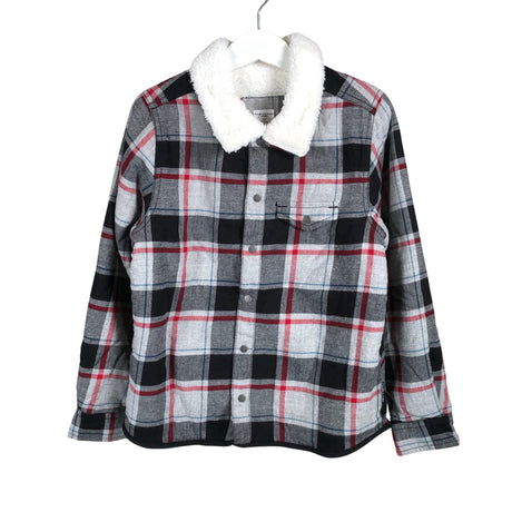 Unisex Polarn O. Pyret - Flannel shirt, size 122 - 128 - Gray ()