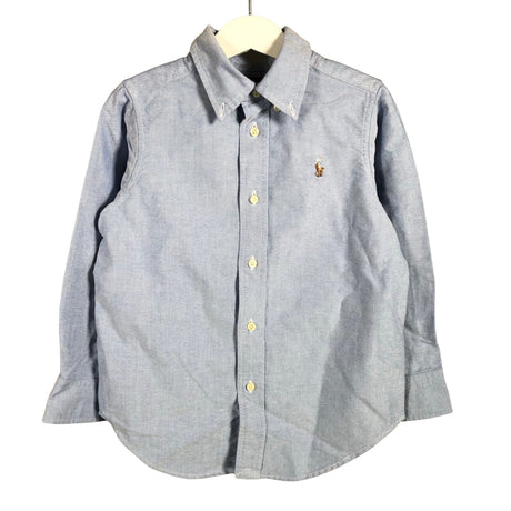 Unisex Polo Ralph Lauren - Collared shirt, size 98 - 104 - Green ()