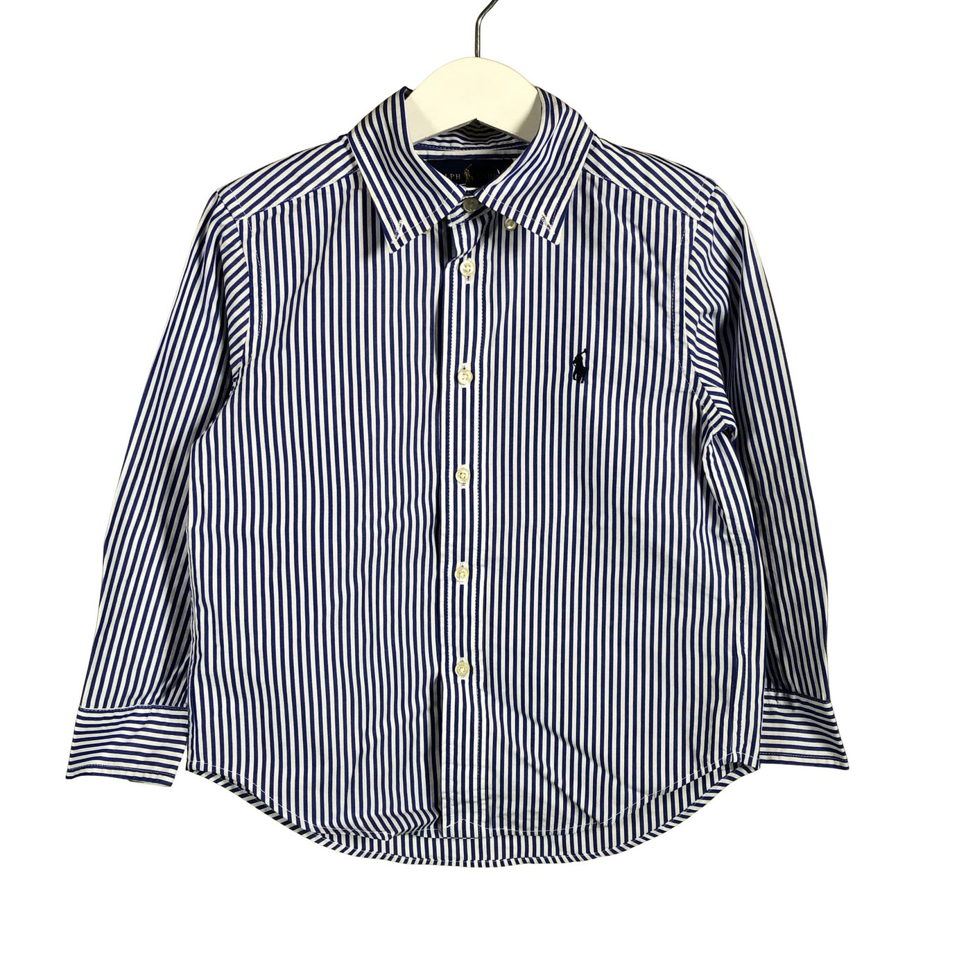 Unisex Polo Ralph Lauren - Collared shirt, size 98 - 104 - Blue (1)