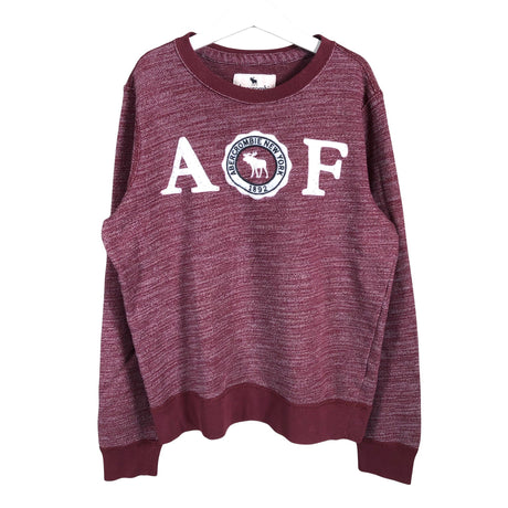Unisex Abercrombie&Fitch - Sweatshirt, size 146 - 152 - Wine red ()