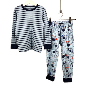 Unisex Polarn O. Pyret - Nightwear, size 110 - 116 - Light blue (1)