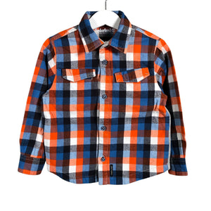 Unisex Timberland - Flannel shirt, size 98 - 104 - Blue (1)